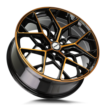 Shift Wheels H35 Piston Black Machined Bronze - Wheels Outlet