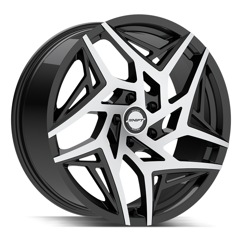 Shift Wheels H36 Valve Gloss Black Machined - Wheels Outlet