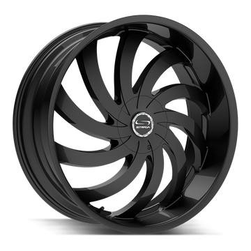 Strada Wheels G04 Flame Gloss Black - Wheels Outlet