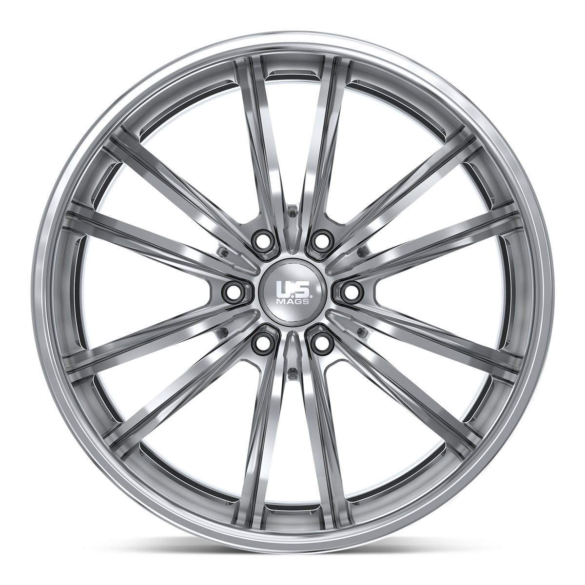 US Mags Wheels UF030 Bastille 6 Brushed Polished