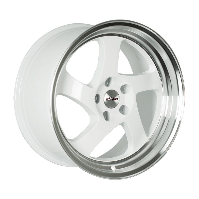 Whistler KR1 White Machined Lip wheel
