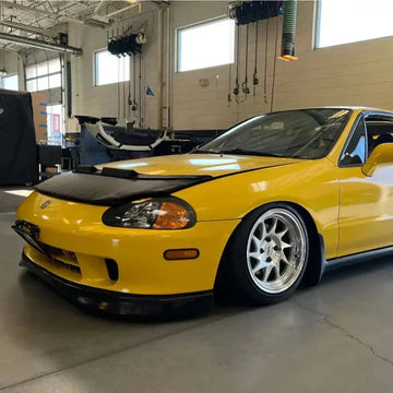 Whistler KR7 Silver Machined Face wheels on a car