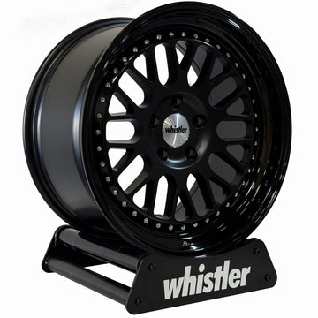 Whistler SK1 Satin Black Face Gloss Black Lip wheel
