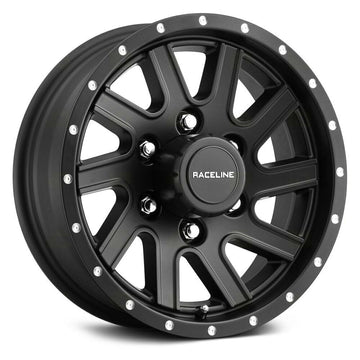 Raceline Wheels 820 Twisted Matte Black