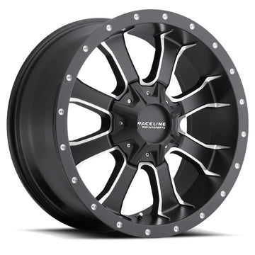 Raceline Wheels 927 Mamba Trailer Black Milled
