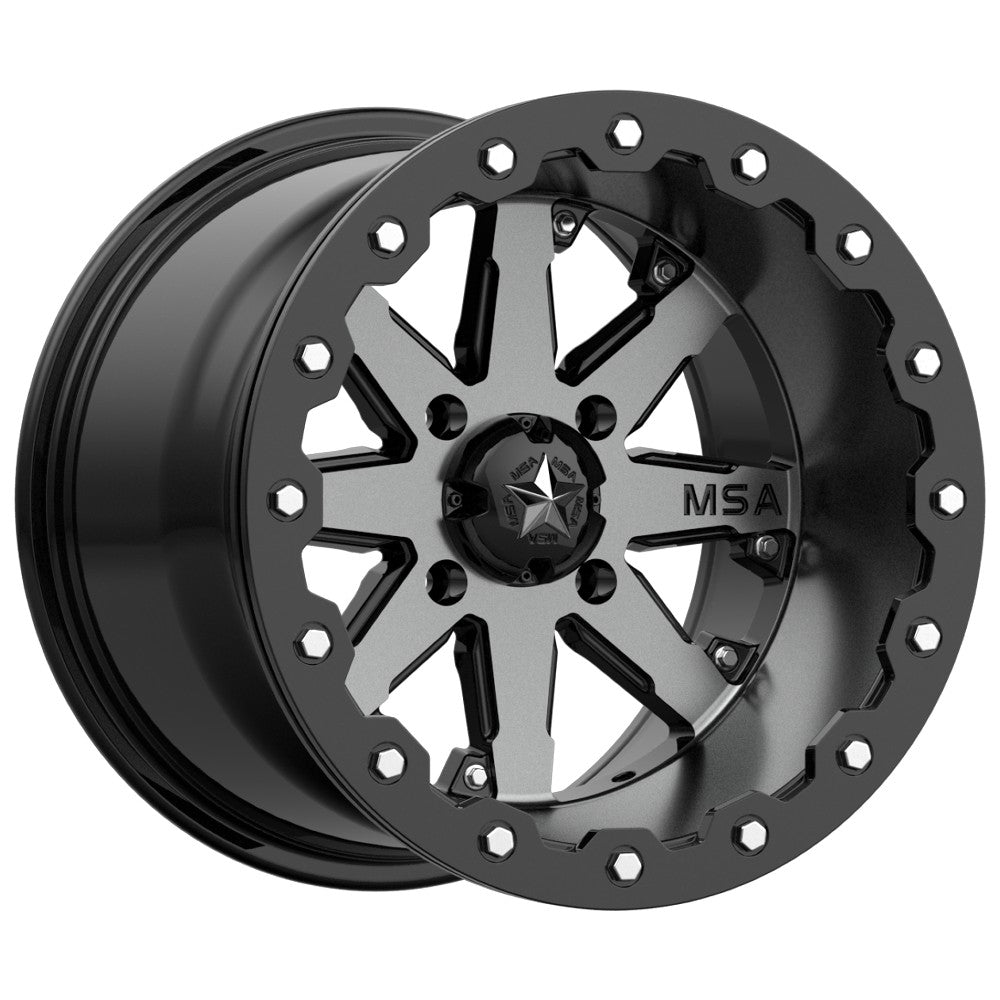 MSA OffRoad Wheels M21 Lok Beadlock Charcoal Tint aspire MOTORING
