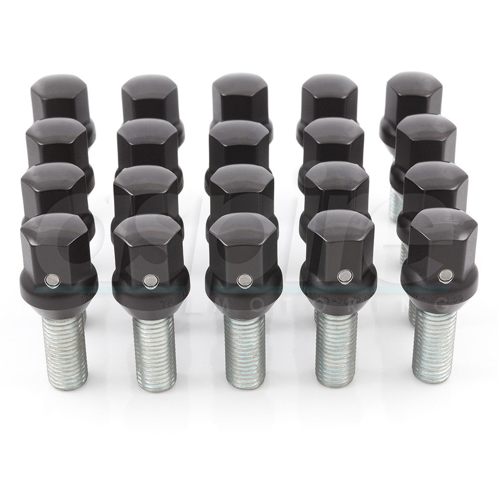 TPI Wheel Bolts - Black Duralumin Head - aspire MOTORING