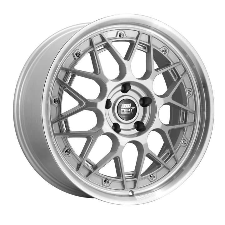 MST Wheels MT03 Silver Machined Lip