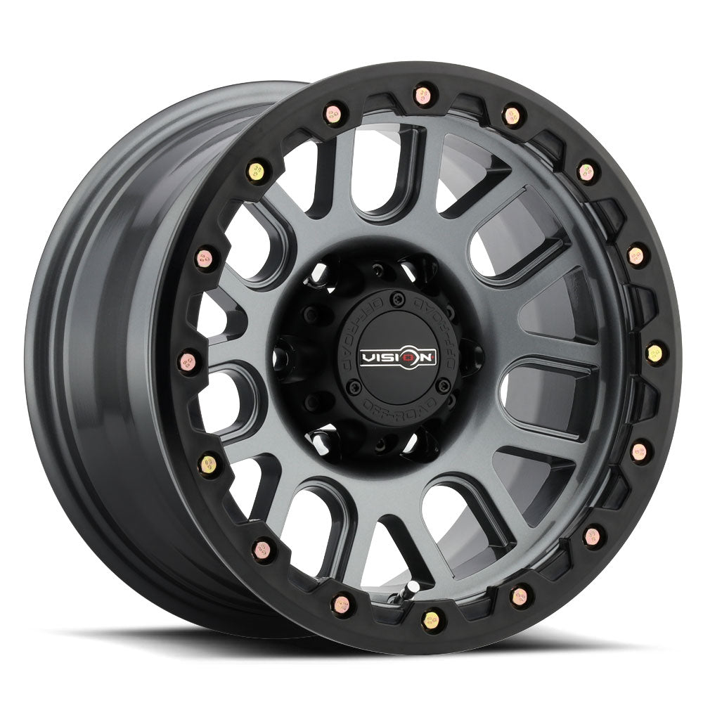 Vision Wheels 111 Nemesis Gunmetal Machined