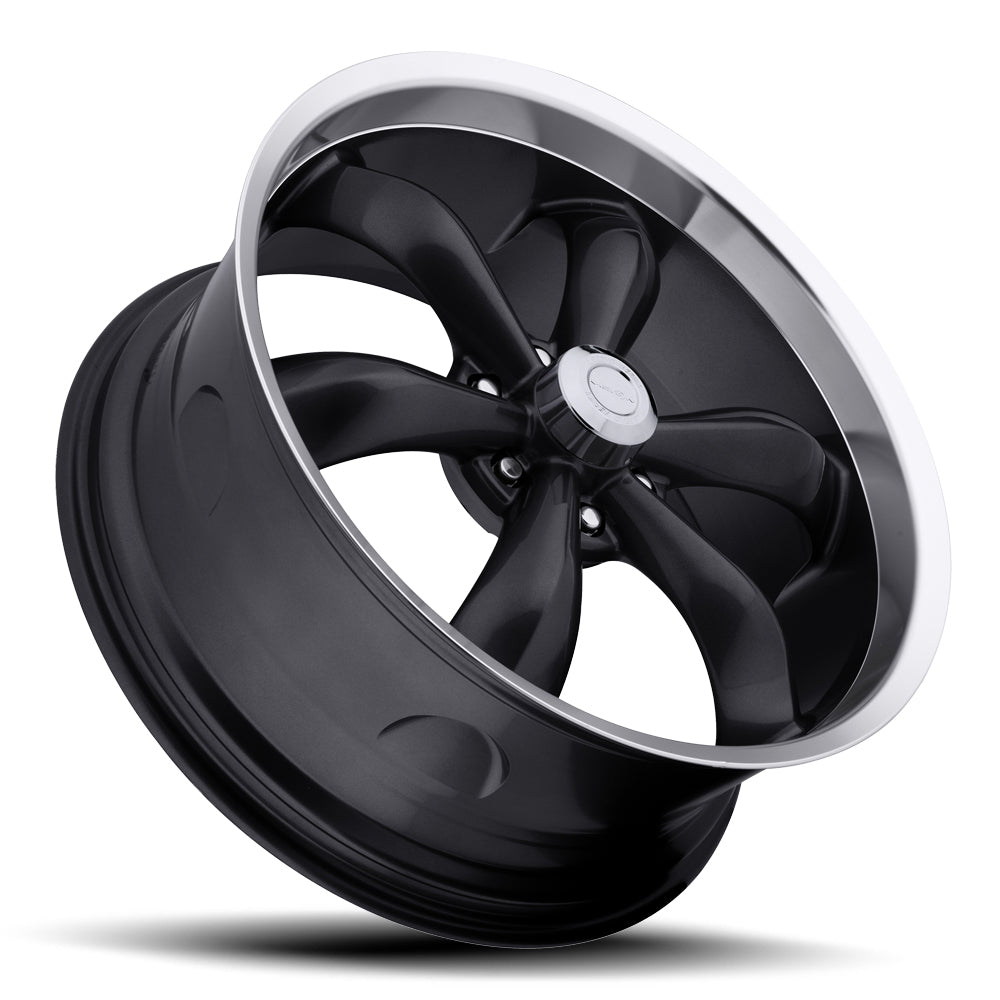 Vision Wheels 142 Legend 6 Black Machined Lip