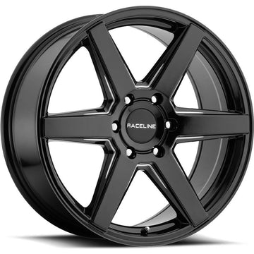 Raceline Wheels 156B Surge Black