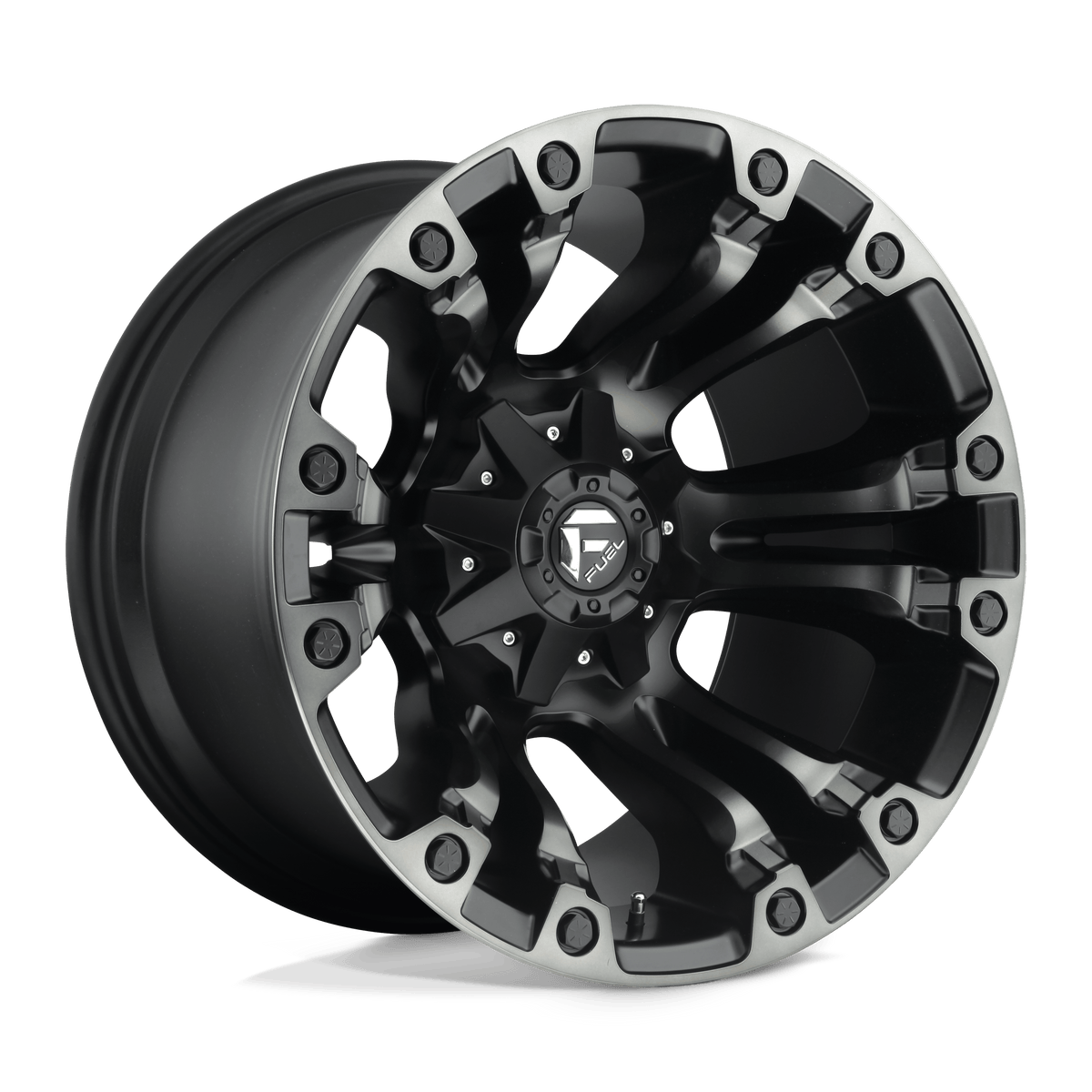 Fuel Off-Road Wheels D851 Vapor Matte Black Gray Tint