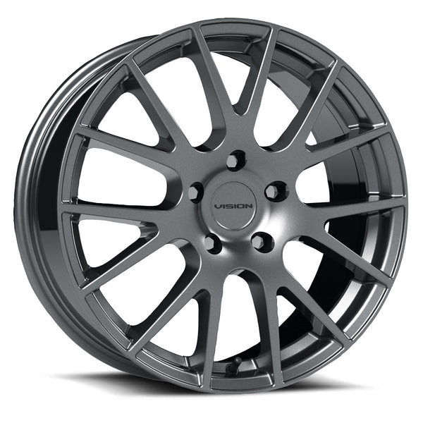 Vision Wheels 18 Hellion Gunmetal