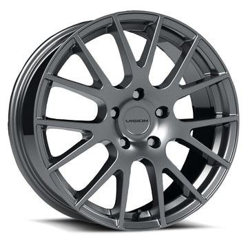Vision Wheels 18 Hellion Gunmetal
