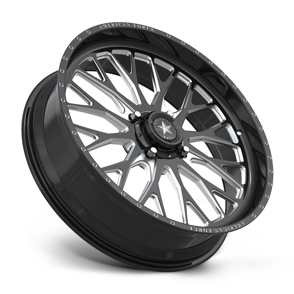American Force Wheels Afw Invader Utv Gloss Black Machined