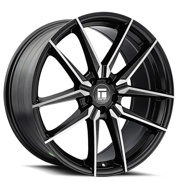 Touren Wheels 3294 Tr94 Gloss Graphite Brushed With Dark