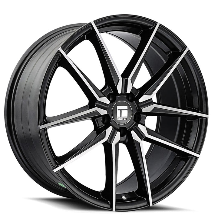 Touren Wheels 3294 Tr94 Gloss Graphite Brushed With Dark