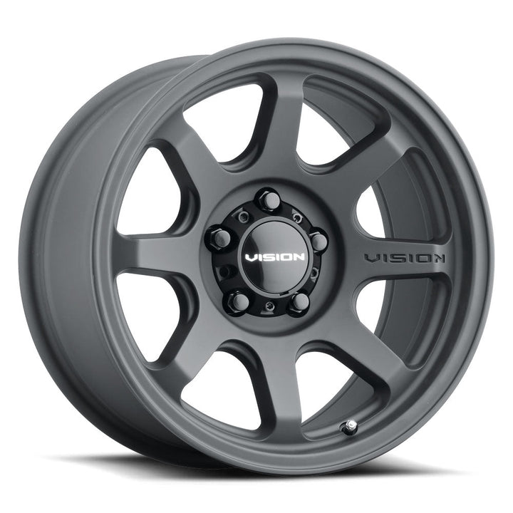 Vision ATV Wheels 351 Flow Satin Black
