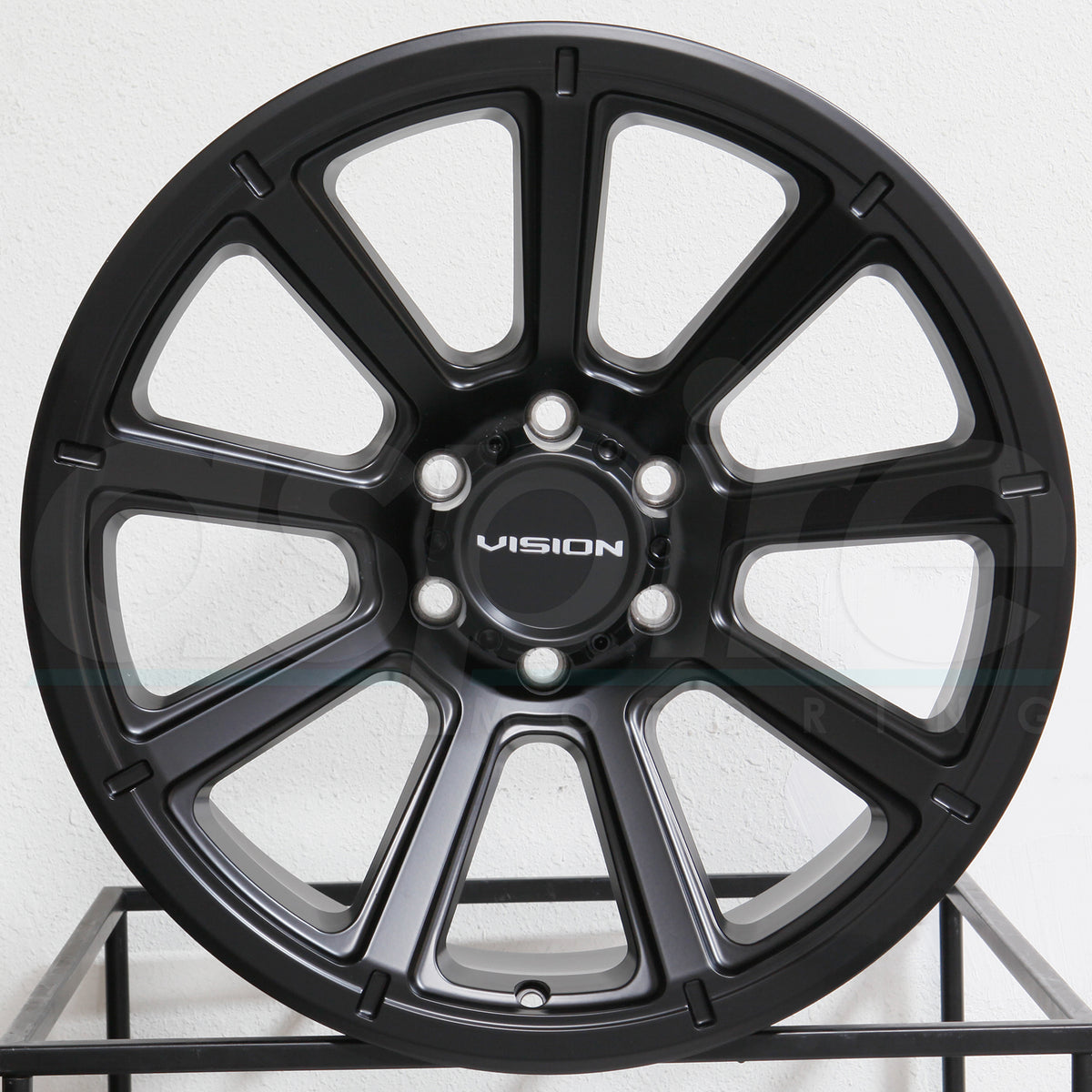 Vision Wheels 353 Turbine Matte Black