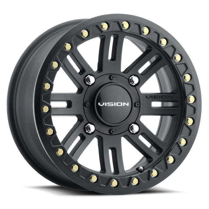 Vision ATV Wheels 356 Manx2 Beadlock Black