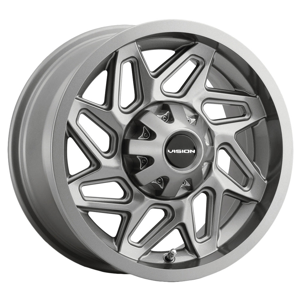 Vision ATV Wheels 361 Spyder Gunmetal