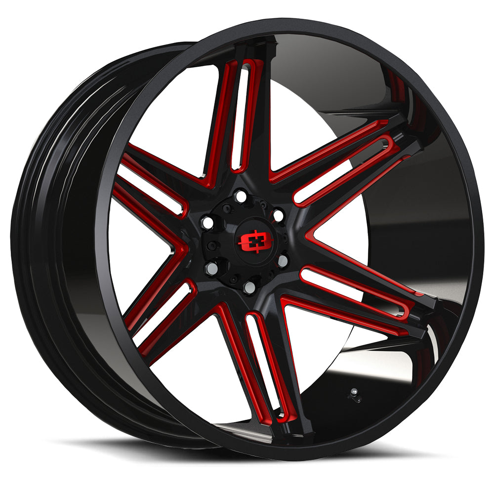 Vision Wheels 363 Razor Satin Black