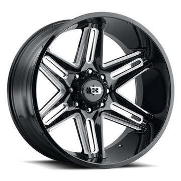 Vision Wheels 363 Razor Black Milled