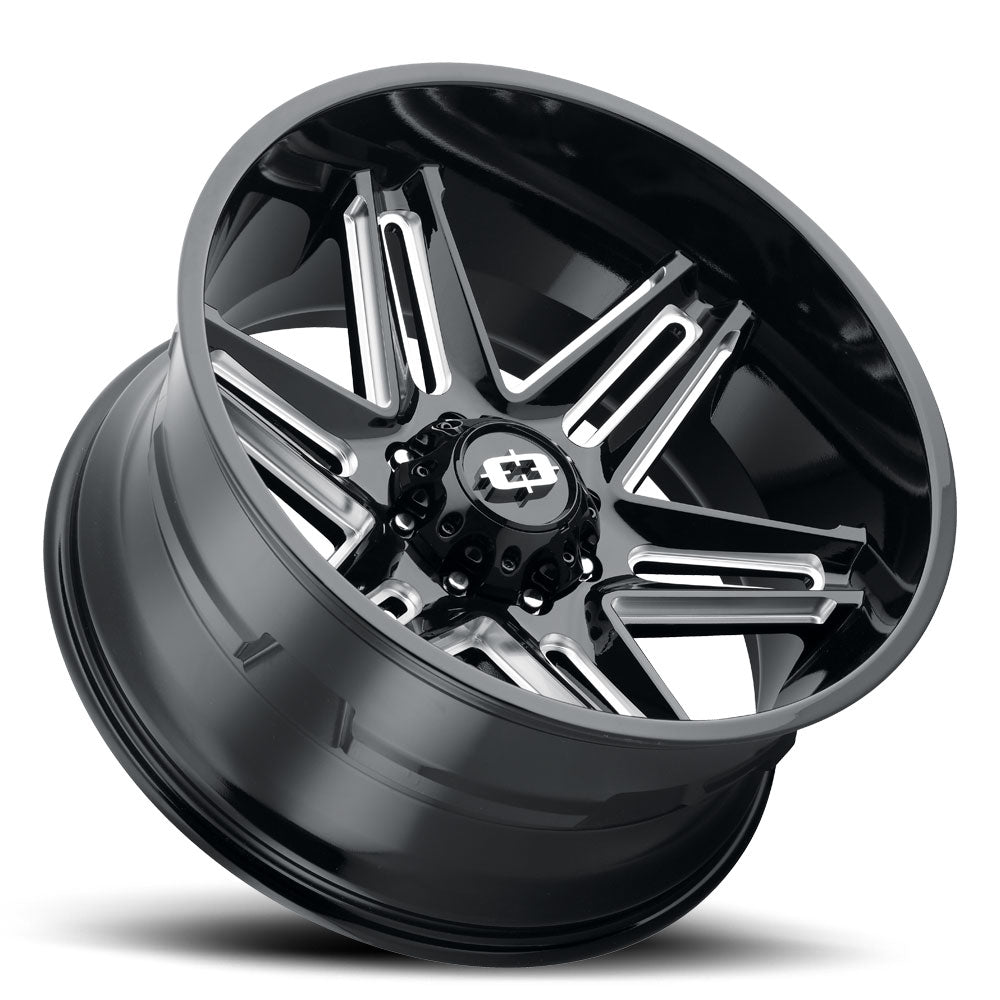 Vision Wheels 363 Razor Satin Black