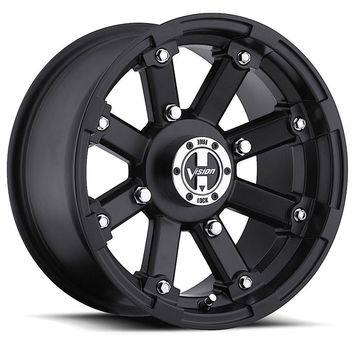 Vision ATV Wheels 393 Lockout Matte Black