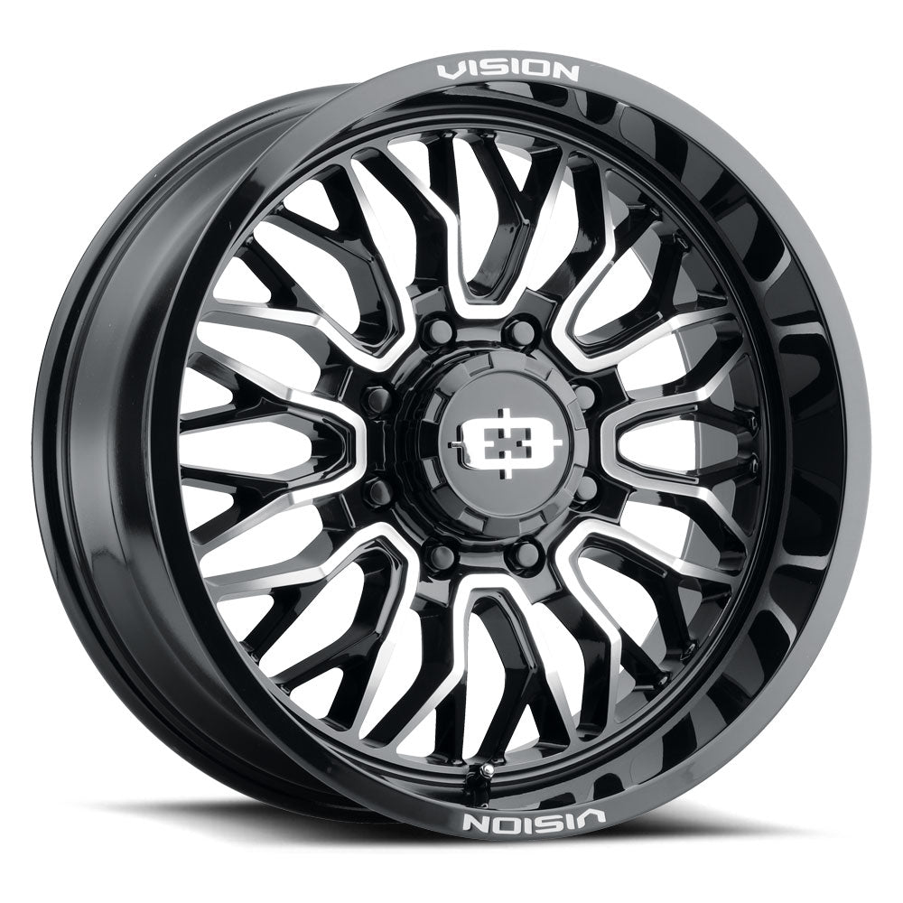 Vision Wheels 402 Riot Black Machined – aspire MOTORING