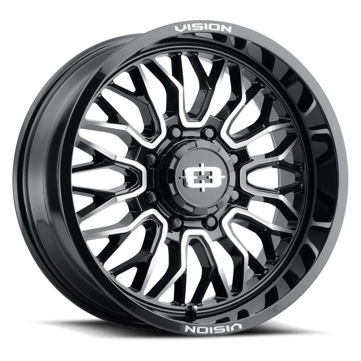 Vision Wheels 402 Riot Black Machined