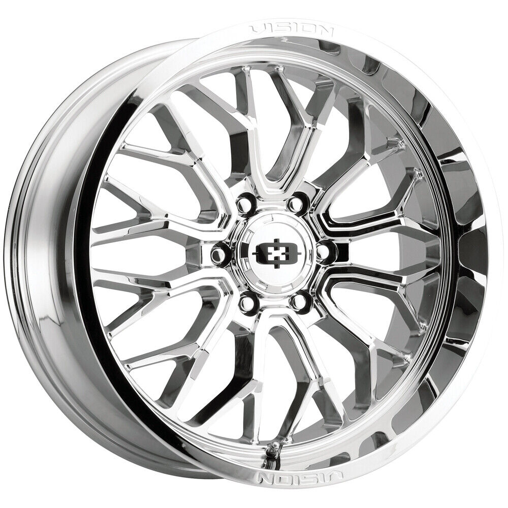 Vision Wheels 402 Riot Red Milled