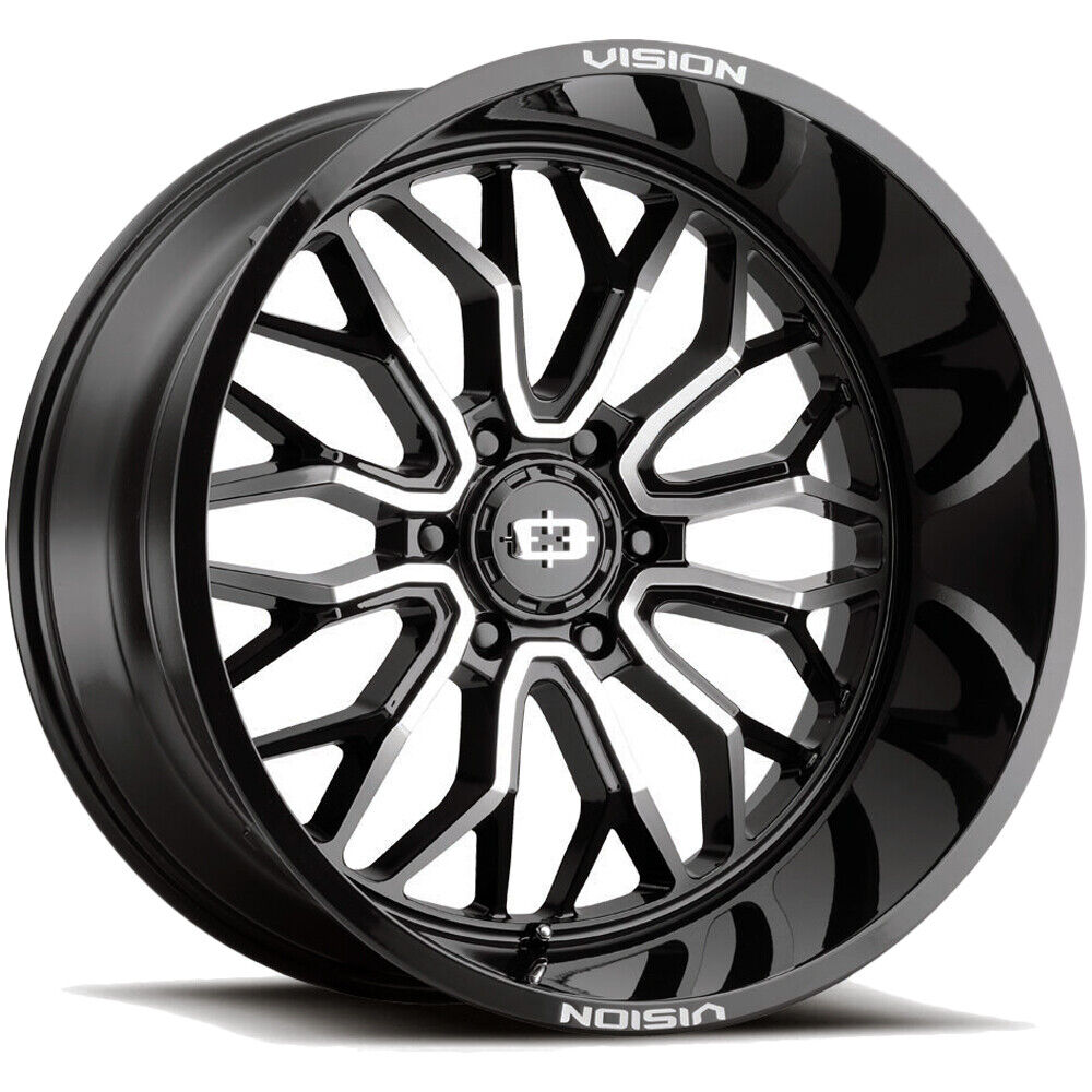 Vision Wheels 402 Riot Red Milled