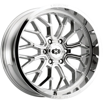 Vision Wheels 402 Riot Red Milled