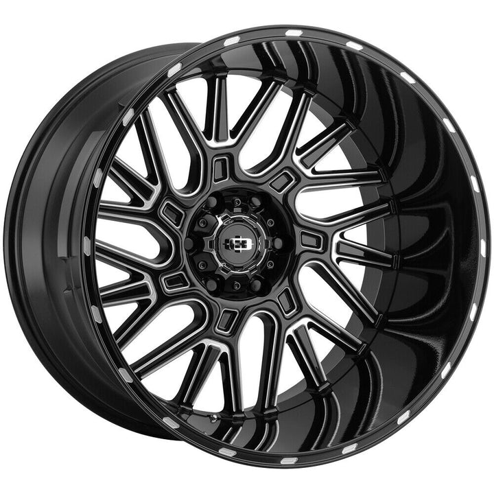 Vision Wheels 404 Brawl Black Milled
