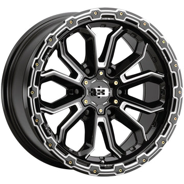 Vision Wheels 405 Korupt Black Milled