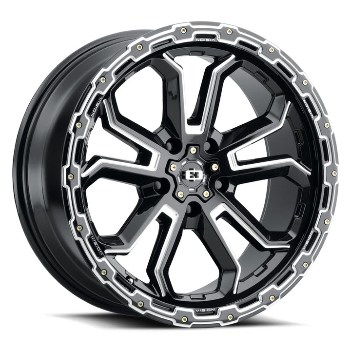 Vision Wheels 405 Korupt Black Milled