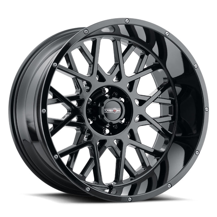Vision Wheels 412 Rocker Gloss Black