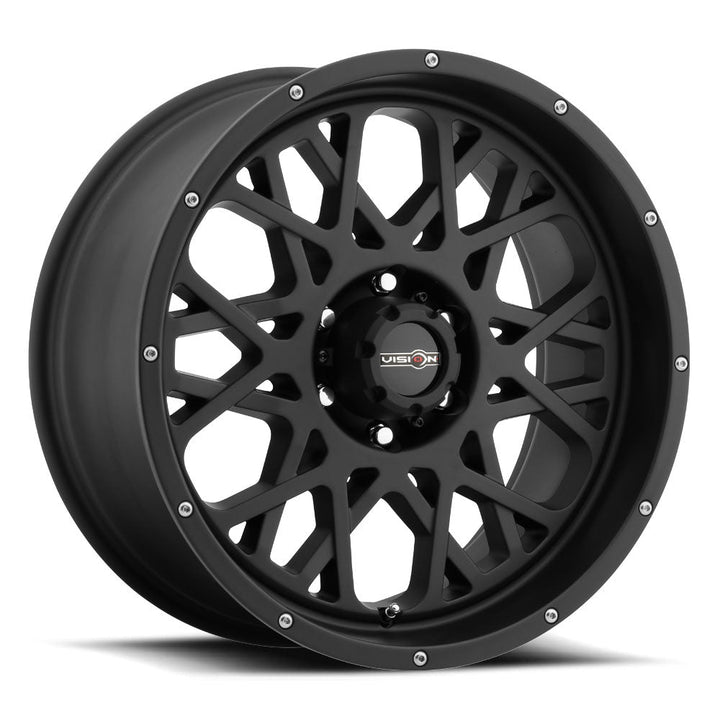 Vision Wheels 412 Rocker Satin Black