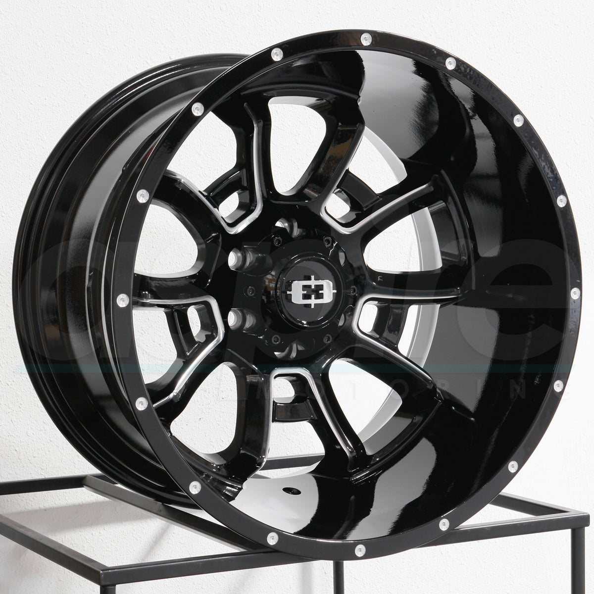 Vision Wheels 415 Bomb Black Milled