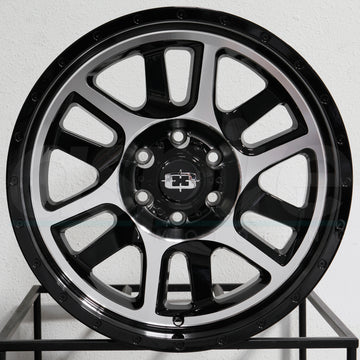 Vision HD Wheels 419 Split Black Machined