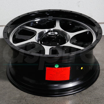 Vision HD Wheels 419 Split Black Machined