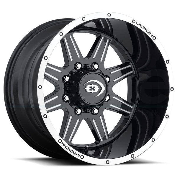Vision Wheels 421 Cannibal Black Milled