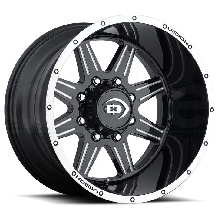 Vision Wheels 421 Cannibal Black Milled
