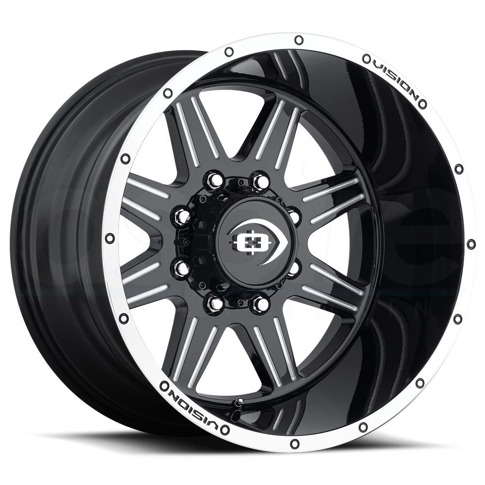 Vision Wheels 421 Cannibal Black Milled
