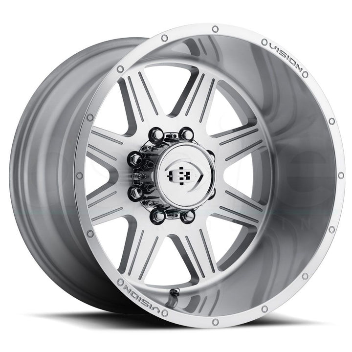 Vision Wheels 421 Cannibal Silver Machined