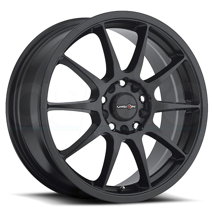 Vision Wheels 425 Bane Matte Black