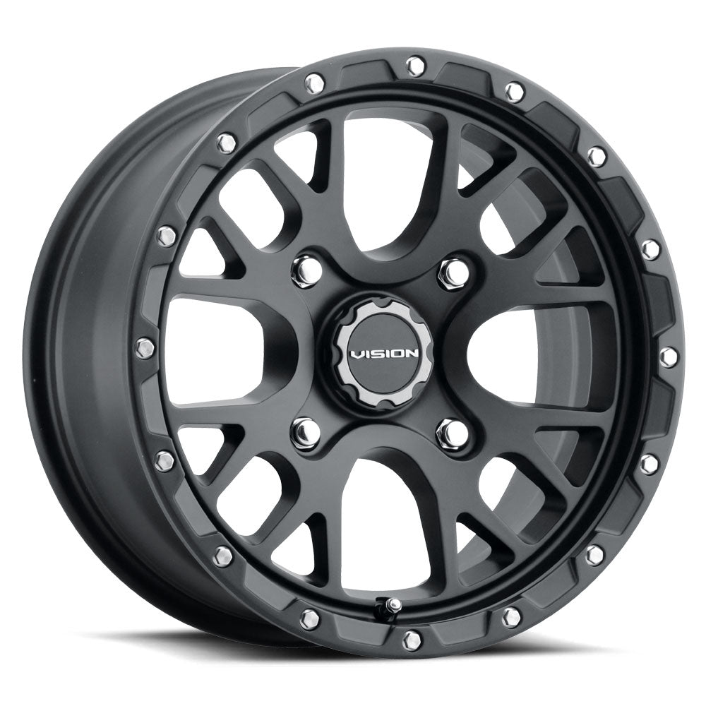 Vision ATV Wheels 545 Rocker Satin Black