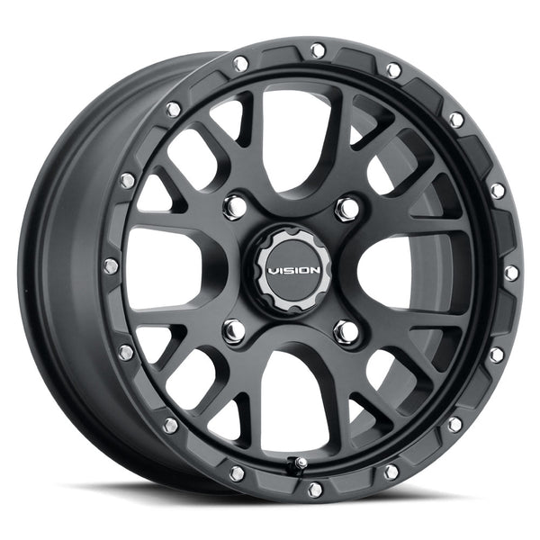Vision ATV Wheels 545 Rocker Satin Black