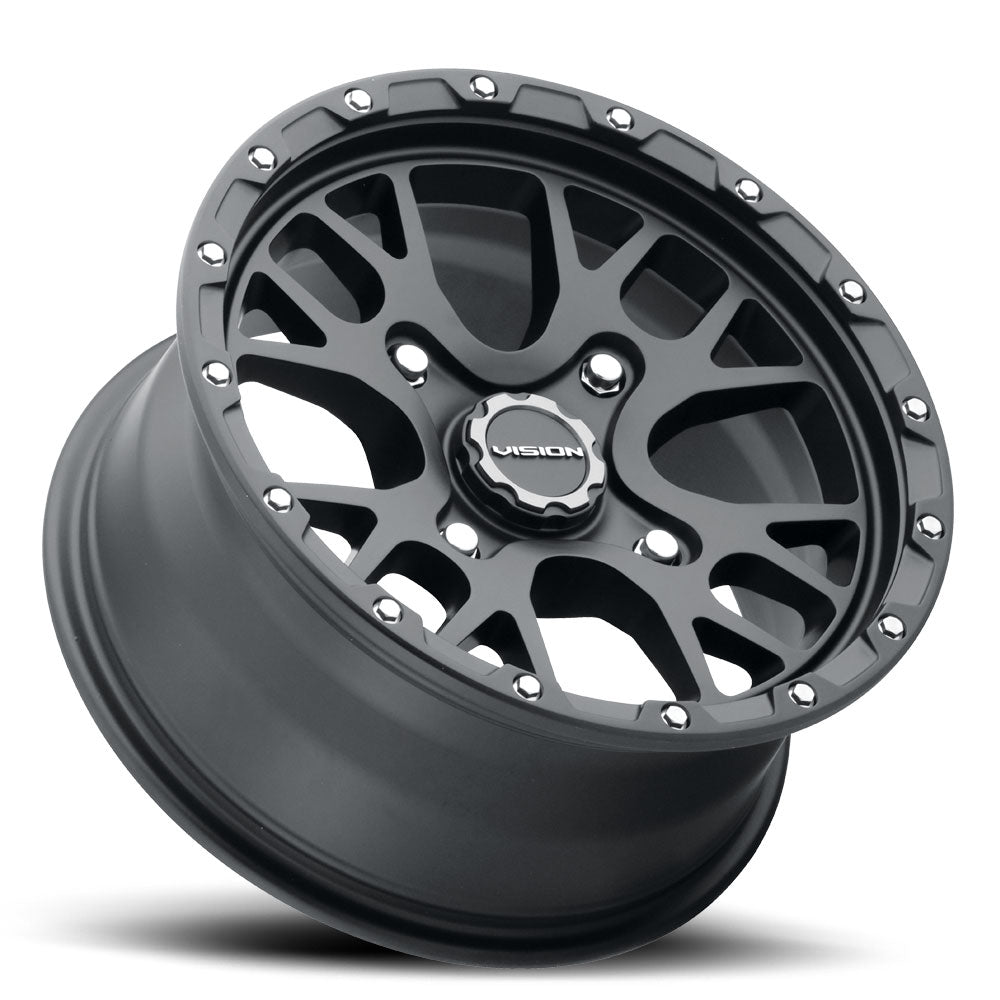 Vision ATV Wheels 545 Rocker Satin Black